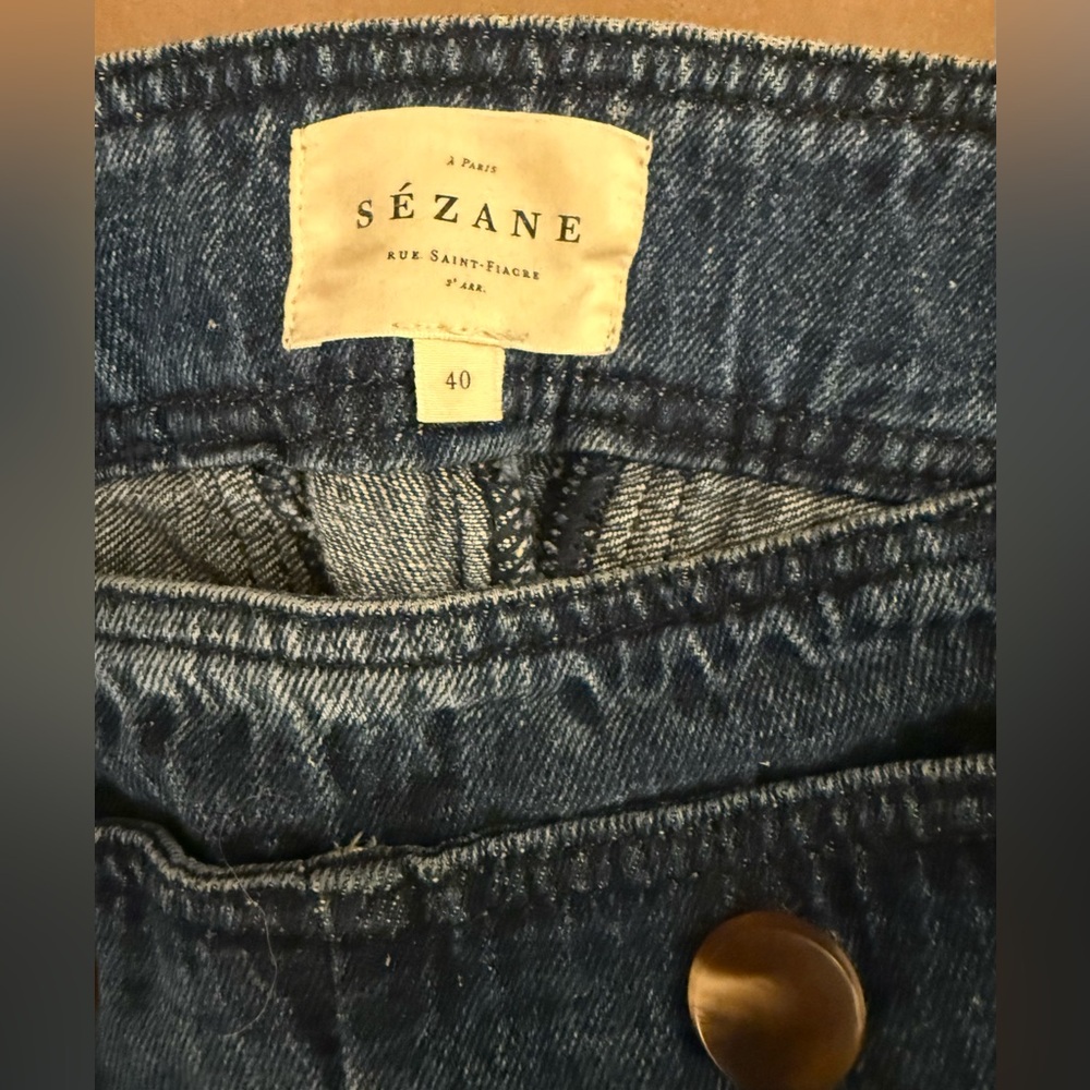 Sezane Women's Denim Culottes — size 40 / women’s 6 - Picture 5 of 5